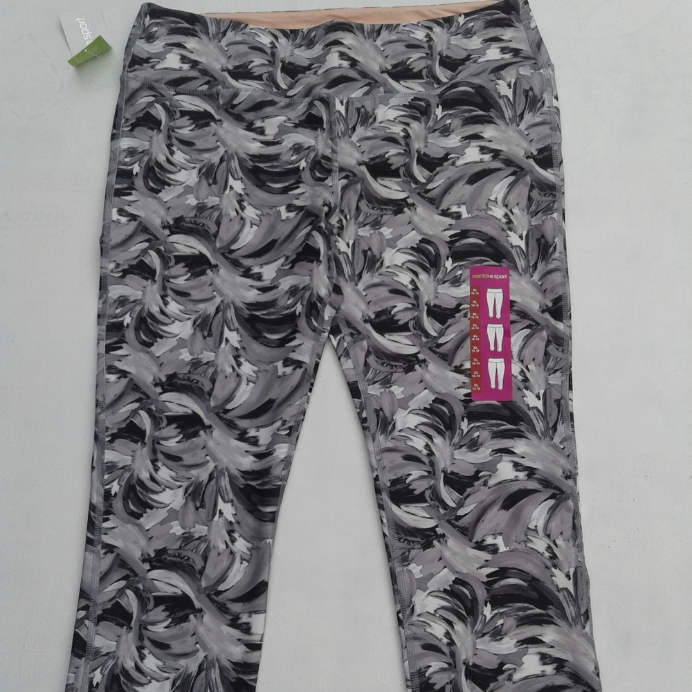 Marika black & gray leggjngs